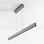 pendant light Miyo - brushed grey with dimmable LED and adjustable wattage