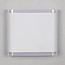 Flat outdoor wall light 6W Arianna - white