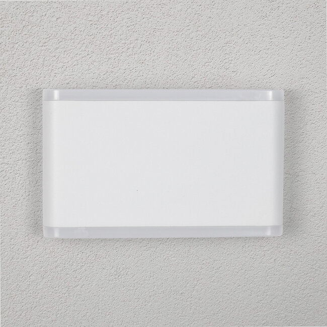 Flat outdoor wall light 12W Demi - White