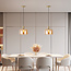 Pendant lamp with Amber glass - Apvali
