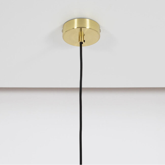 Pendant lamp with Amber glass - Apvali