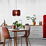Pendant lamp made of PET felt, dark red - Benthe
