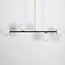 4-light pendant light Davy - opal glass