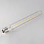 E27 tubular LED bulb dimmable clear 30 cm 6W (2700K)