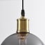 pendant light Lyana - smoked glass