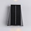 Solar outdoor wall light Takis - black