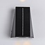 Takis solar wall light for outdoor use - Black