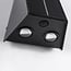 Solar outdoor wall light Takis - black