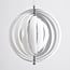 1-light designer pendant light Luana - white iron
