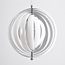 Designer pendant lamp in white iron, 1-light - Luana
