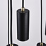 Designer lighting matt black and sand gold pendant lamp 9-light - Hialeah