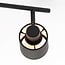 ceiling light Finley with 3 adjustable spotlights - black