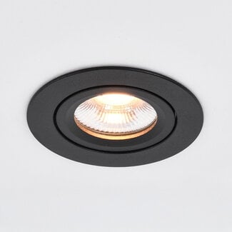 Recessed spotlight Siem with CCT switch - black
