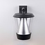 Modern dark grey 12W wall light with sensor for outdoor use - Tygo