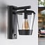 Designer outdoor wall light Jonah with sensor - anthracite