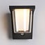 Outdoor wall light Lio with sensor - anthracite with integrated LED