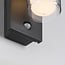 Outdoor wall light Lio with sensor - anthracite with integrated LED