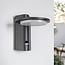 Outdoor wall light Mayson with sensor - anthracite with integrated LED