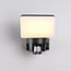 Outdoor wall light Dexter with adjustable light angle and sensor - black