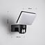 Outdoor wall light Dexter with adjustable light angle and sensor - black
