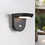 Solar wall light with sensor - Jackson