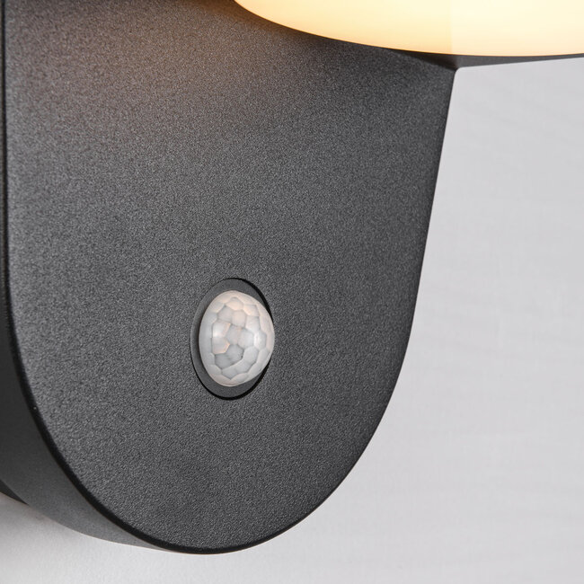 Solar wall light with sensor - Jackson