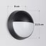 Contemporary outdoor wall light with adjustable colour temperature