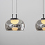 Pendant lamp with smoked glass and 3-step dimmer - Gujo
