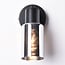Wall spotlight Atica - smoked glass and black, rotatable
