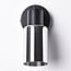 Wall spotlight Atica - smoked glass and black, rotatable