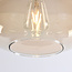 Veda ceiling light with amber glass