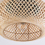 Bamboo ceiling lamp, 3-light - Caia