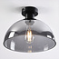 Feija Ceiling Light with Smoked Glass