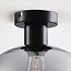 Feija ceiling lamp with smoked glass