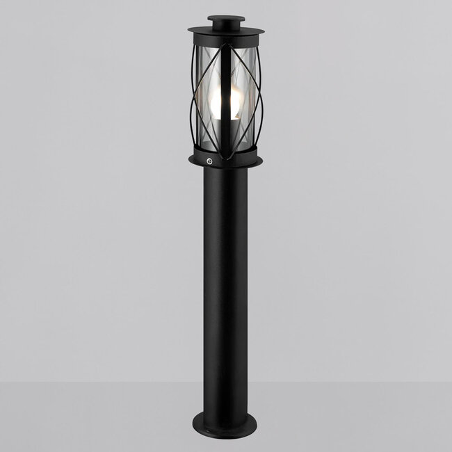 Outdoor floor lamp Lucia in stainless steel - 60 cm black
