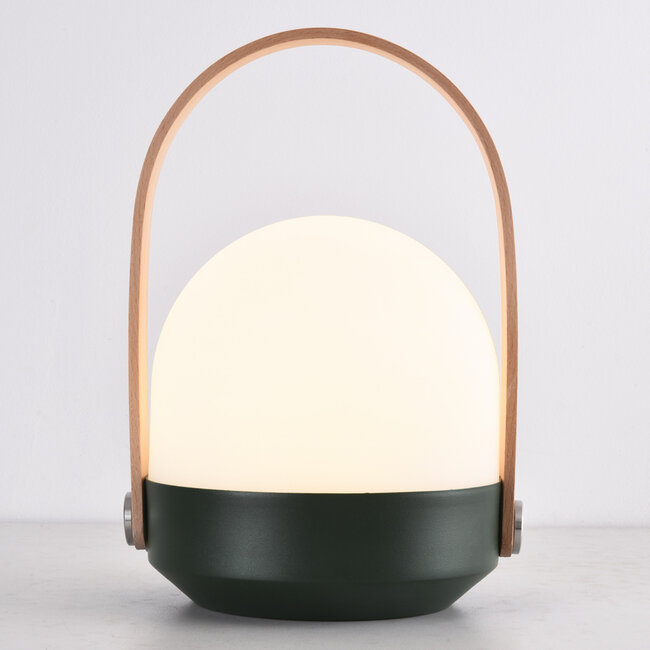 Rechargeable 3-step dimmable solar table lamp Saro - portable