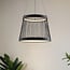3-step dimmable LED pendant light Kae - black decorative cord