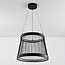 Designer pendant light Kae, 3-step dimmable - black