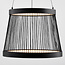 Designer pendant light Kae, 3-step dimmable - black