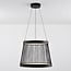3-step dimmable LED pendant light Kae - black decorative cord