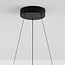 3-step dimmable LED pendant light Kae - black decorative cord