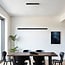 3-step dimmable LED pendant light Andre - matt black, wood effect