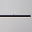 3-step dimmable LED pendant light Andre - matt black, wood effect