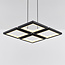 3-step dimmable pendant light Carre - square in black