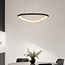 Celda pendant lamp with 3-step dimmable LEDs in black chrome