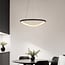Pendant lamp Celda in black chrome, 3-step dimmable