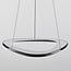 Pendant lamp Celda in black chrome, 3-step dimmable
