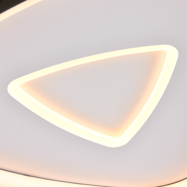 Ceiling light Cellu with 3-step dim in black chrome