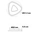 3-step dimmable ceiling light Cellu - black chrome