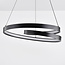Espiral spiral pendant light with 3-step dimmable LEDs - matt black